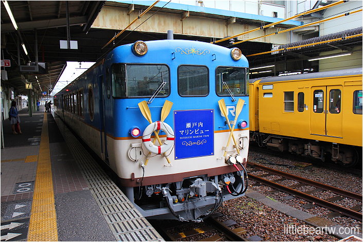 【山陽舞櫻Day4-1】廣島 → 三原：觀光列車 – 瀨戶內海景號（瀬戸内マリンビュー）