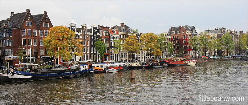 【荷蘭Day10-1】阿姆斯特丹：市區漫步－瑪雷吊橋（Magere Brug）．藍橋（Blauwbrug）．水壩廣場（Dam）．皇帝運河（Keizersgracht）