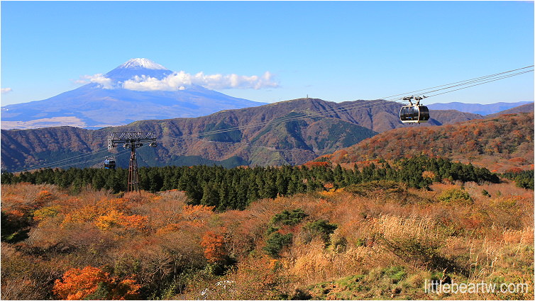 【箱根紅葉Day4-2】大涌谷：空中纜車、火山硫磺噴煙、延命溫泉黑玉子、眺望富士山最佳地點