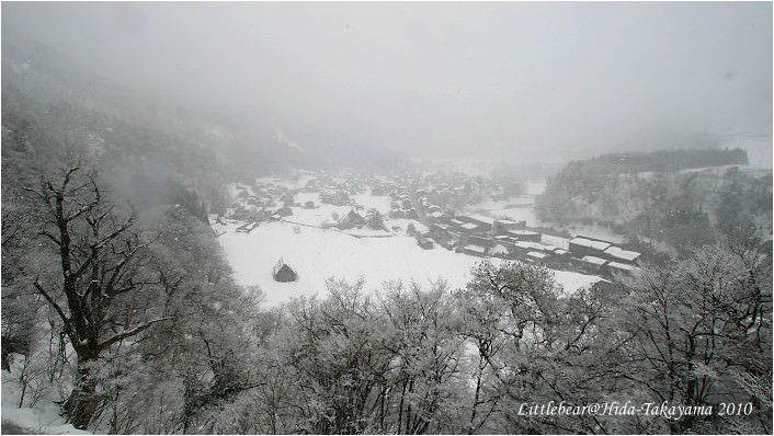 【飛驒高山Day3-5】白川鄉(3)：荻町城跡展望台 – 天地間雪茫茫，殘念