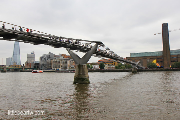 【英格蘭Day2-2】倫敦：千禧橋（Millennium Bridge）．泰特現代美術館（Tate Modern）